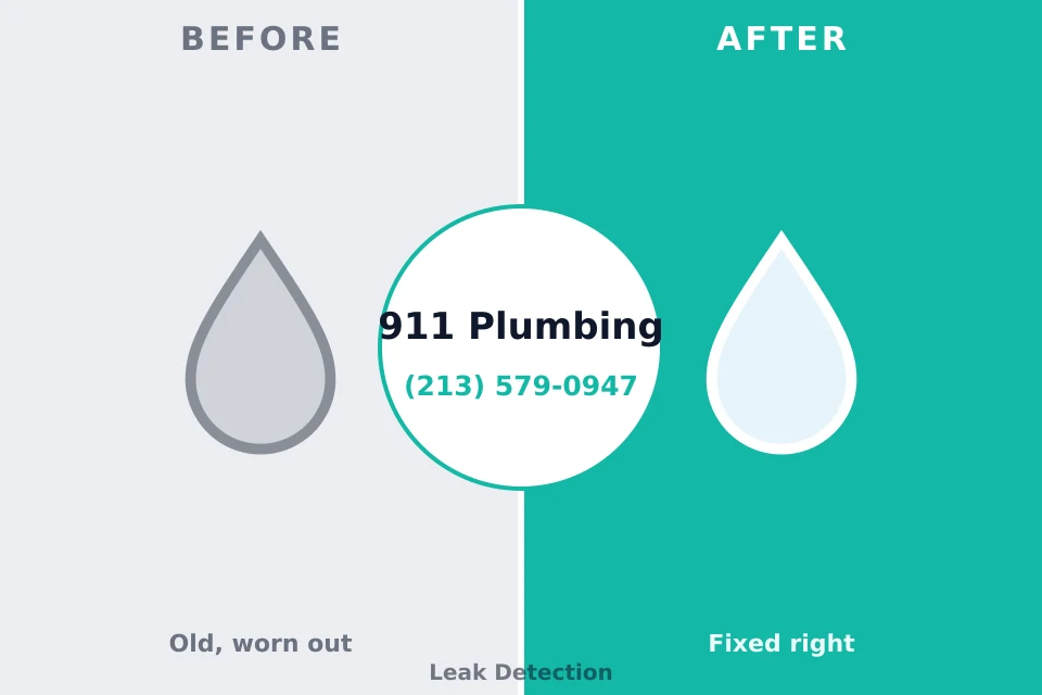 Before and after: plumbing repair Woodlawn Beach, FL
